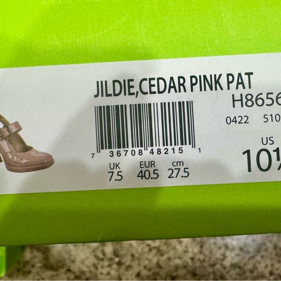 Sam Edelman NWT Pale Pink Patent Leather Heels with Square Toe - Picture 4 of 10